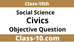 Read more about the article Class 10th Civics Objective Chapter 5 (लोकतंत्र की चुनौतिया)