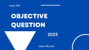 Read more about the article 10th Class Objective Question